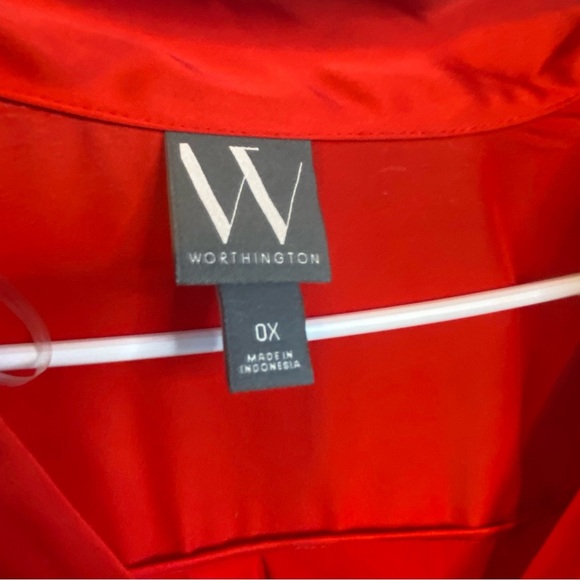 Worthington Scarlet Midi Dress with Tie-Neck | NWT - Picture 10 of 10